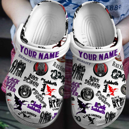 NEW PREMIUM BLACK SABBATH CLOGS