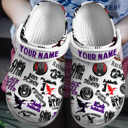 NEW PREMIUM BLACK SABBATH CLOGS