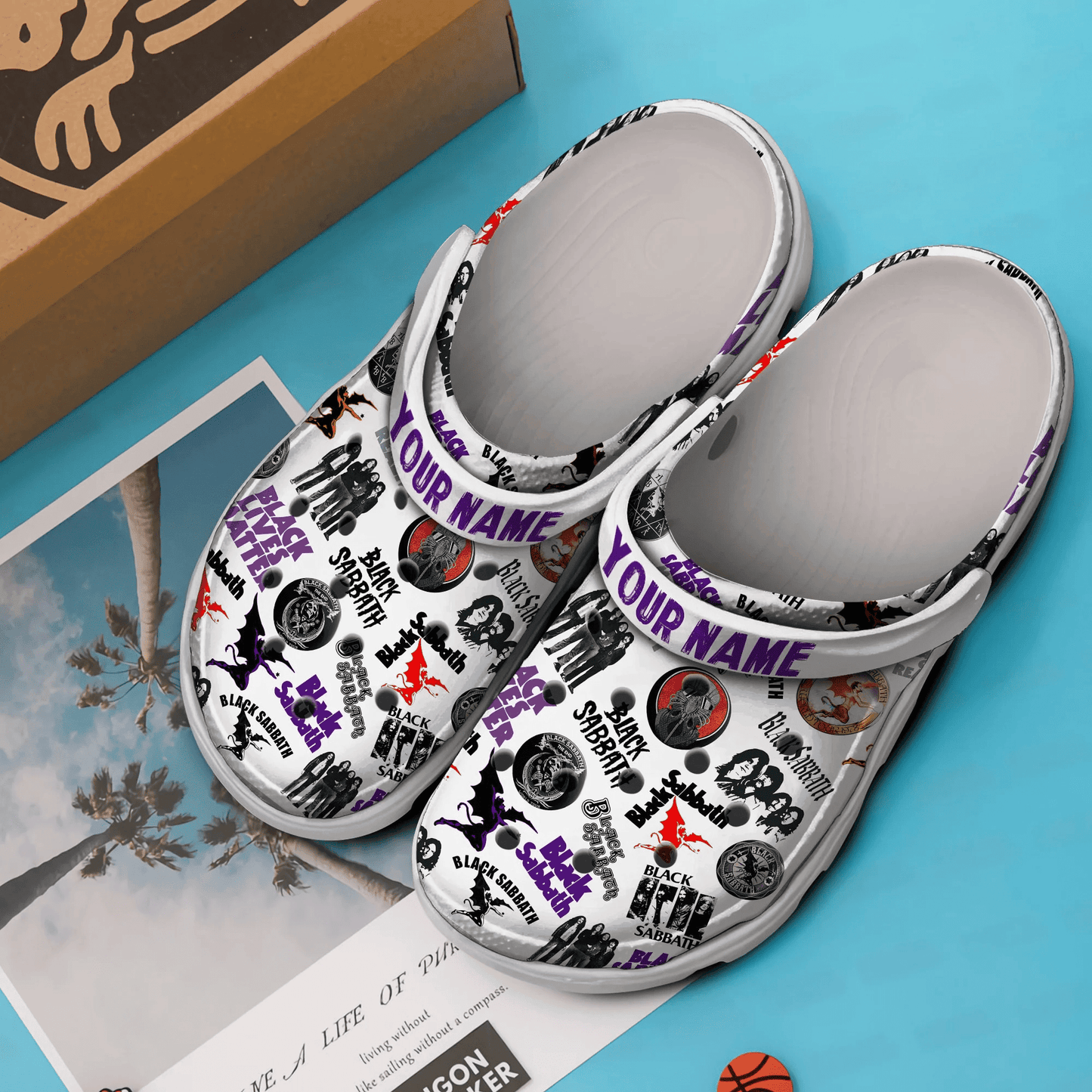 NEW PREMIUM BLACK SABBATH CLOGS