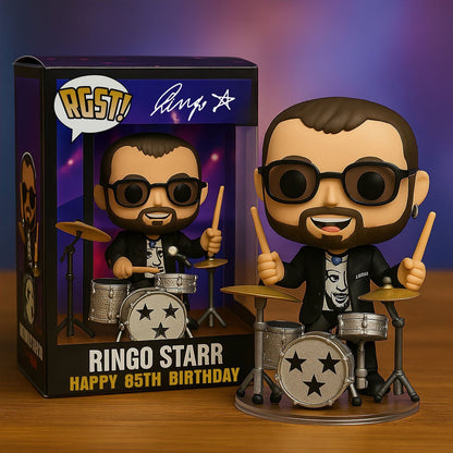 RINGO STARR - NEW PREMIUM THE BEATLES ACRYLIC BLOCK PLAQUE GIFT FOR FANS