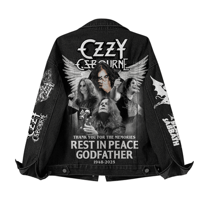 NEW PREMIUM OZZY OSBOURNE UNISEX DENIM JACKET 101