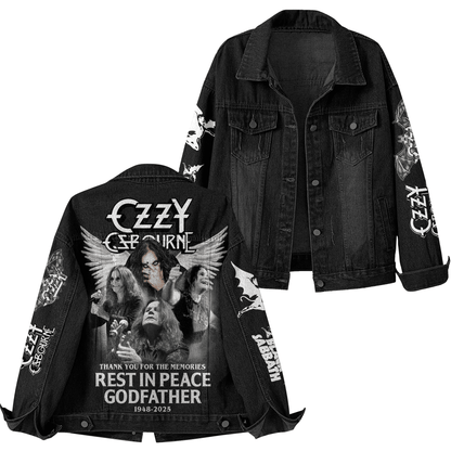 NEW PREMIUM OZZY OSBOURNE UNISEX DENIM JACKET 101