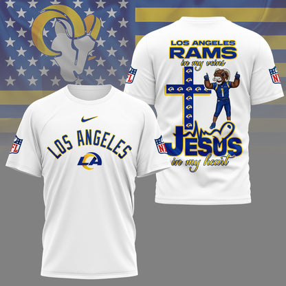 LIMITED EDITION - NEW PREMIUM NFL22 LAR  LOS ANGELES RAMS UNISEX T-SHIRT
