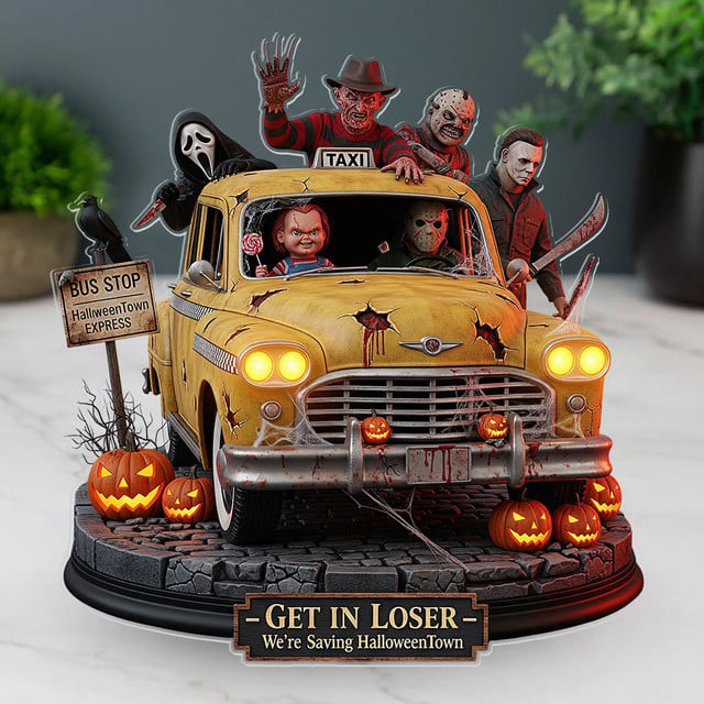NEW PREMIUM GET IN LOSER ACRYLIC BLOCK PLAQUE GIFT