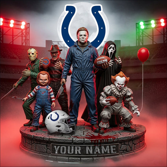 LIMITED EDITION - NEW CUSTOMIZED NFL17 IDC INDIANAPOLIS COLTS HORROR MOVIE ACRYLIC PLAQUE