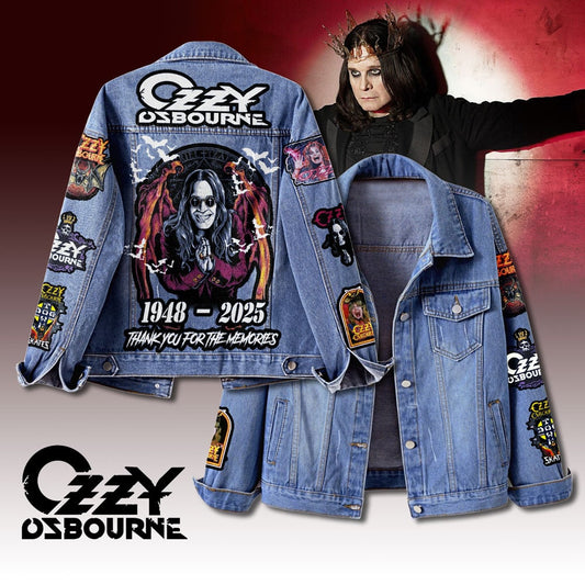 NEW PREMIUM OZZY OSBOURNE UNISEX DENIM JACKET 102