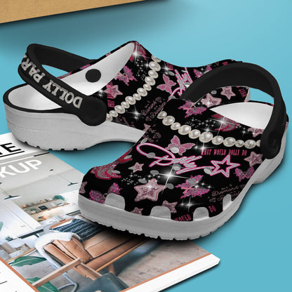 NEW PREMIUM DOLLY PARTON CLOGS FOR FAN