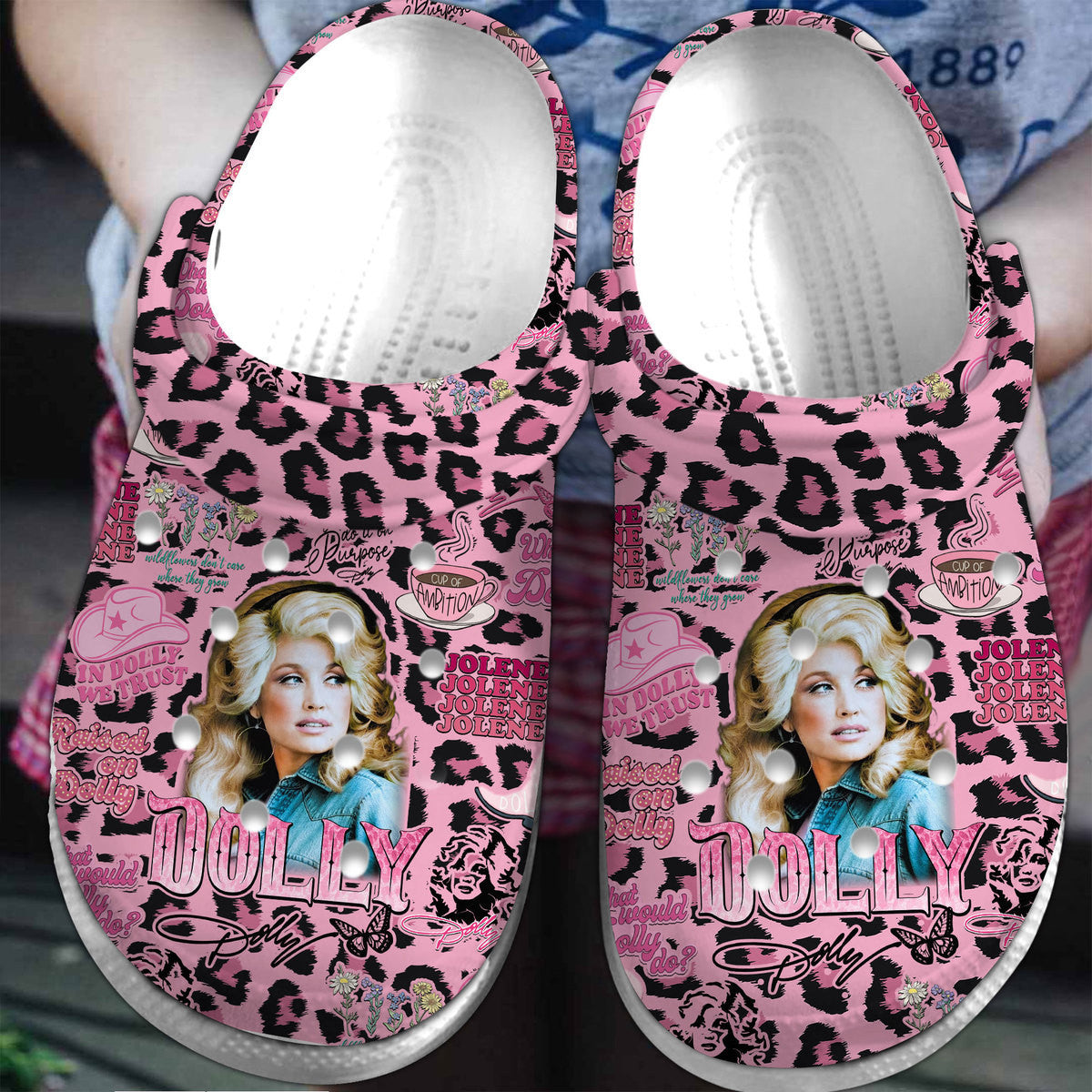 NEW PREMIUM DOLLY PARTON CLOGS FOR FAN