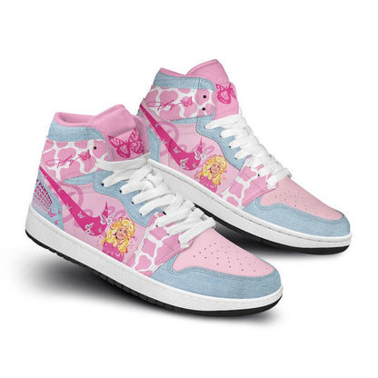 NEW PREMIUM DOLLY PARTON UNISEX AIR JORDAN MID SHOES SNEAKER