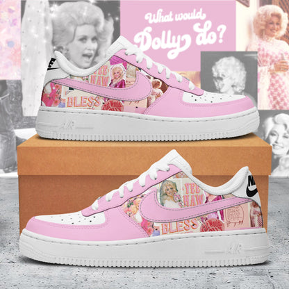 NEW PREMIUM DOLLY PARTON AF1 SNEAKERS GIFT FOR FANS