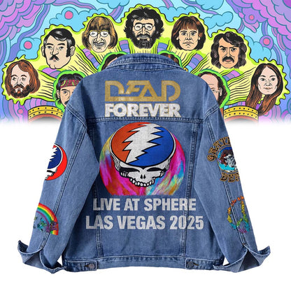 NEW PREMIUM GRATEFUL DEAD UNISEX DENIM JACKET