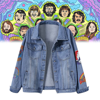 NEW PREMIUM GRATEFUL DEAD UNISEX DENIM JACKET
