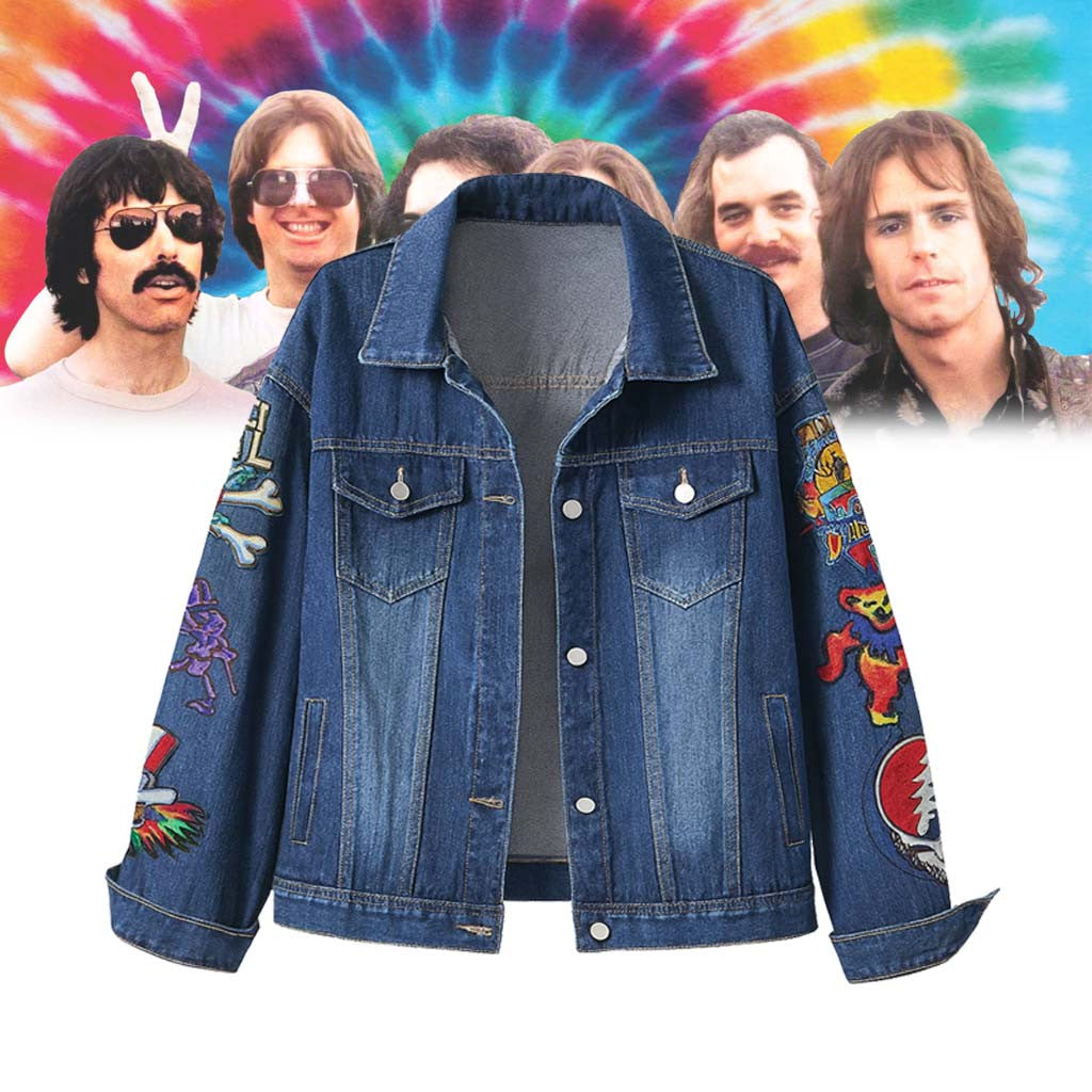 NEW PREMIUM GRATEFUL DEAD UNISEX DENIM JACKET