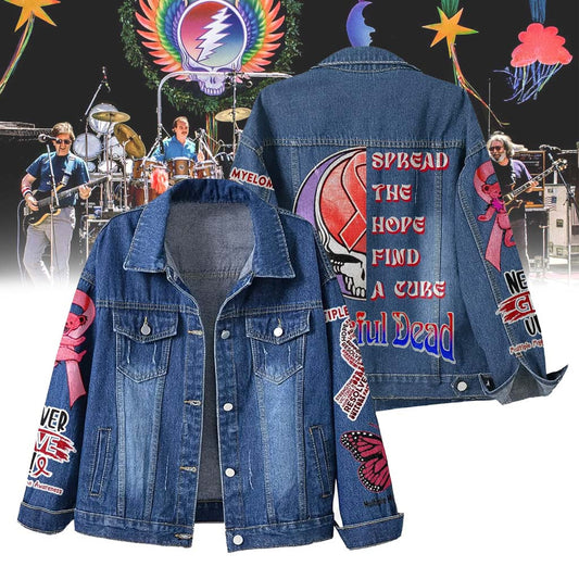 NEW PREMIUM GRATEFUL DEAD UNISEX DENIM JACKET