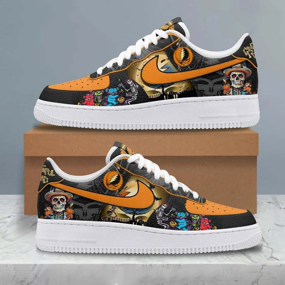 NEW PREMIUM GRATEFUL DEAD AF1 SNEAKERS GIFT FOR FANS