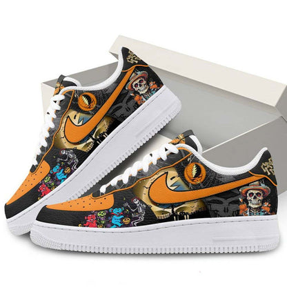 NEW PREMIUM GRATEFUL DEAD AF1 SNEAKERS GIFT FOR FANS