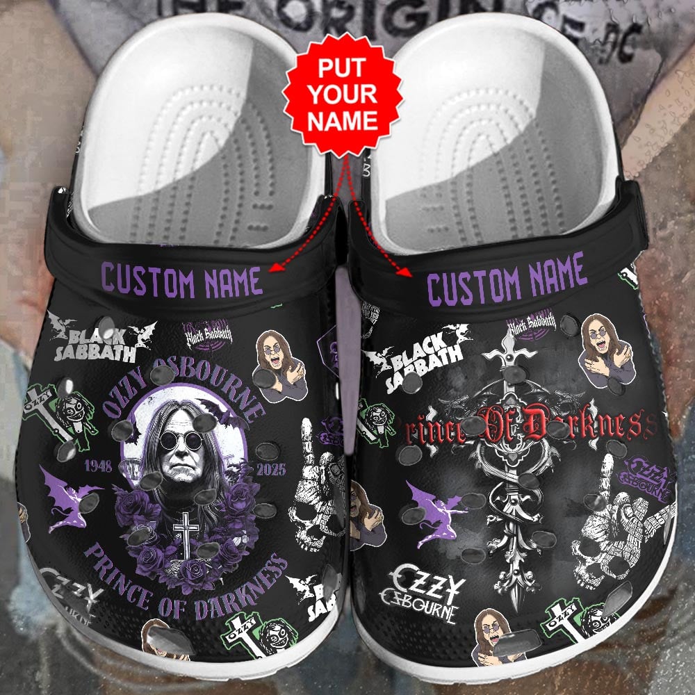 LIMITED EDITION - NEW PREMIUM OZZY OSBOURNE CLOGS SHOES