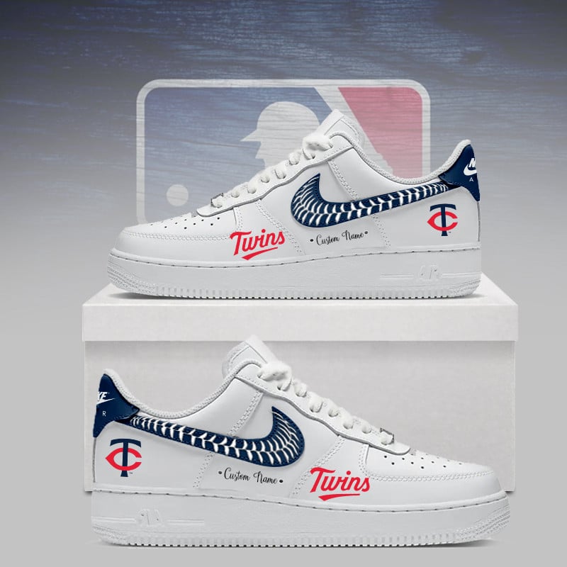 LIMITED EDITION - NEW CUSTOMIZED MLB22 MTS MINNESOTA TWINS AF1 SNEAKERS