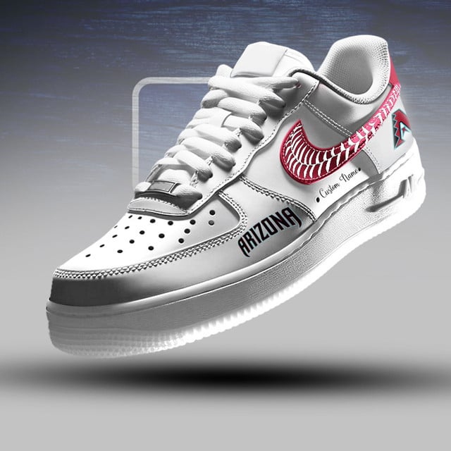 LIMITED EDITION - NEW CUSTOMIZED MLB07 ADS ARIZONA DIAMONDBACKS AF1 SNEAKERS