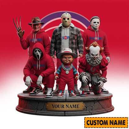 LIMITED EDITION - NEW CUSTOMIZED NBA14 DP DETROIT PISTONS HORROR MOVIE ACRYLIC PLAQUE
