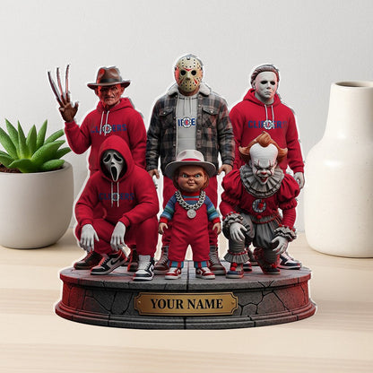 LIMITED EDITION - NEW CUSTOMIZED NBA10 LC LOS ANGELES CLIPPERS HORROR MOVIE ACRYLIC PLAQUE
