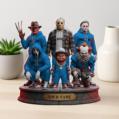 LIMITED EDITION - NEW CUSTOMIZED NBA15 OM ORLANDO MAGIC HORROR MOVIE ACRYLIC PLAQUE