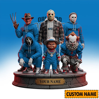 LIMITED EDITION - NEW CUSTOMIZED NBA15 OM ORLANDO MAGIC HORROR MOVIE ACRYLIC PLAQUE