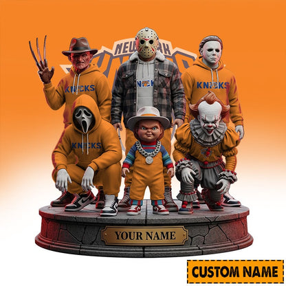 LIMITED EDITION - NEW CUSTOMIZED NBA04 NY NEW YORK KNICKS HORROR MOVIE ACRYLIC PLAQUE