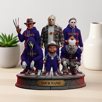 LIMITED EDITION - NEW CUSTOMIZED NBA21 PS PHOENIX SUNS HORROR MOVIE ACRYLIC PLAQUE