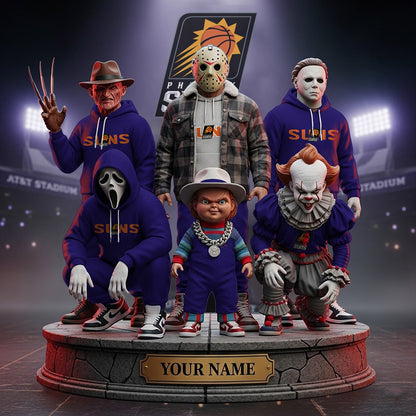 LIMITED EDITION - NEW CUSTOMIZED NBA21 PS PHOENIX SUNS HORROR MOVIE ACRYLIC PLAQUE