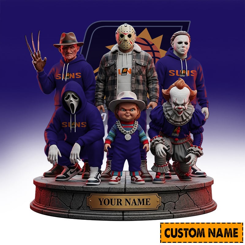 LIMITED EDITION - NEW CUSTOMIZED NBA21 PS PHOENIX SUNS HORROR MOVIE ACRYLIC PLAQUE