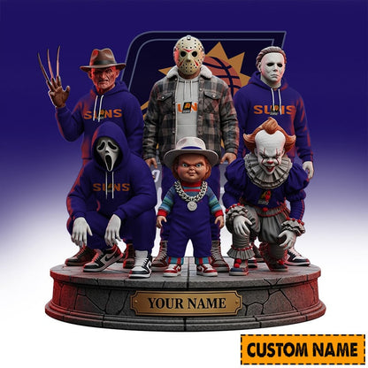 LIMITED EDITION - NEW CUSTOMIZED NBA21 PS PHOENIX SUNS HORROR MOVIE ACRYLIC PLAQUE
