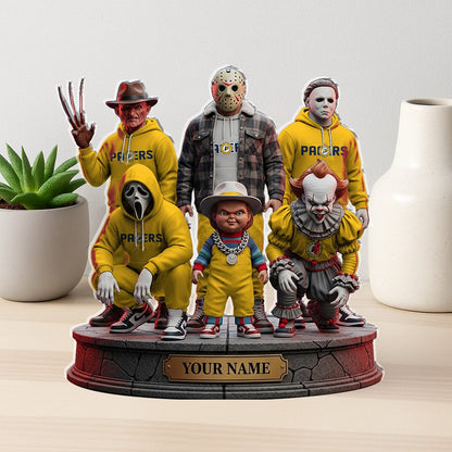 LIMITED EDITION - NEW CUSTOMIZED NBA06 IP INDIANA PACERS HORROR MOVIE ACRYLIC PLAQUE