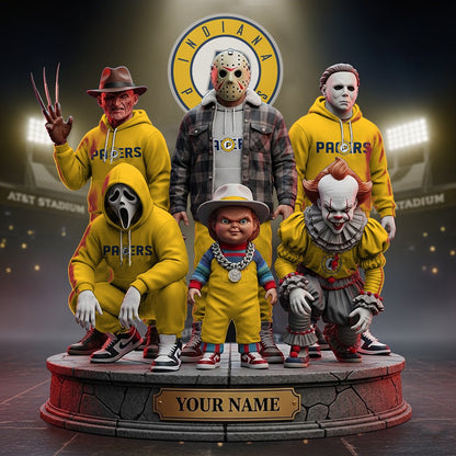 LIMITED EDITION - NEW CUSTOMIZED NBA06 IP INDIANA PACERS HORROR MOVIE ACRYLIC PLAQUE