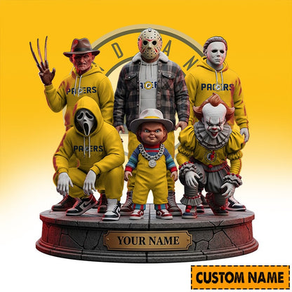 LIMITED EDITION - NEW CUSTOMIZED NBA06 IP INDIANA PACERS HORROR MOVIE ACRYLIC PLAQUE