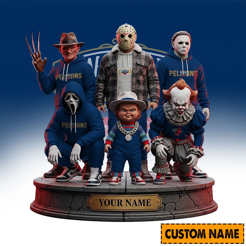 LIMITED EDITION - NEW CUSTOMIZED NBA30 NO NEW ORLEANS PELICANS HORROR MOVIE ACRYLIC PLAQUE