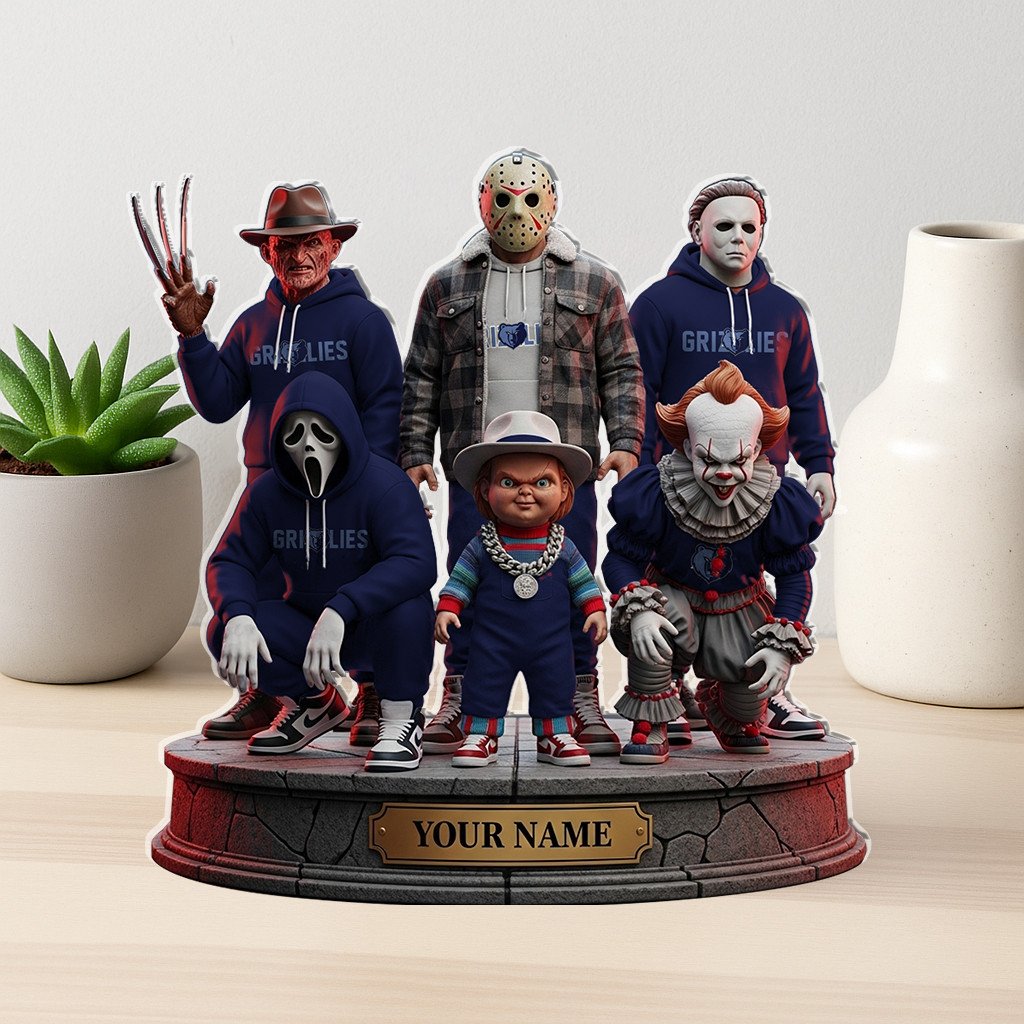 LIMITED EDITION - NEW CUSTOMIZED NBA13 MG MEMPHIS GRIZZLIES HORROR MOVIE ACRYLIC PLAQUE