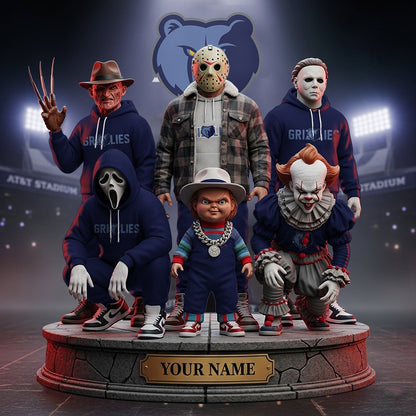 LIMITED EDITION - NEW CUSTOMIZED NBA13 MG MEMPHIS GRIZZLIES HORROR MOVIE ACRYLIC PLAQUE
