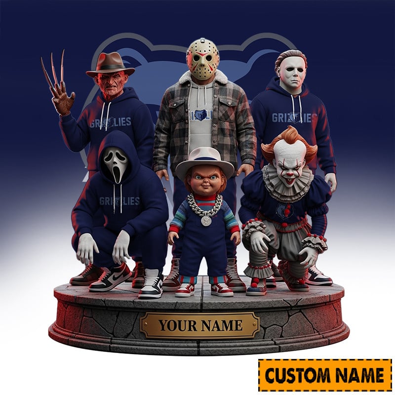 LIMITED EDITION - NEW CUSTOMIZED NBA13 MG MEMPHIS GRIZZLIES HORROR MOVIE ACRYLIC PLAQUE