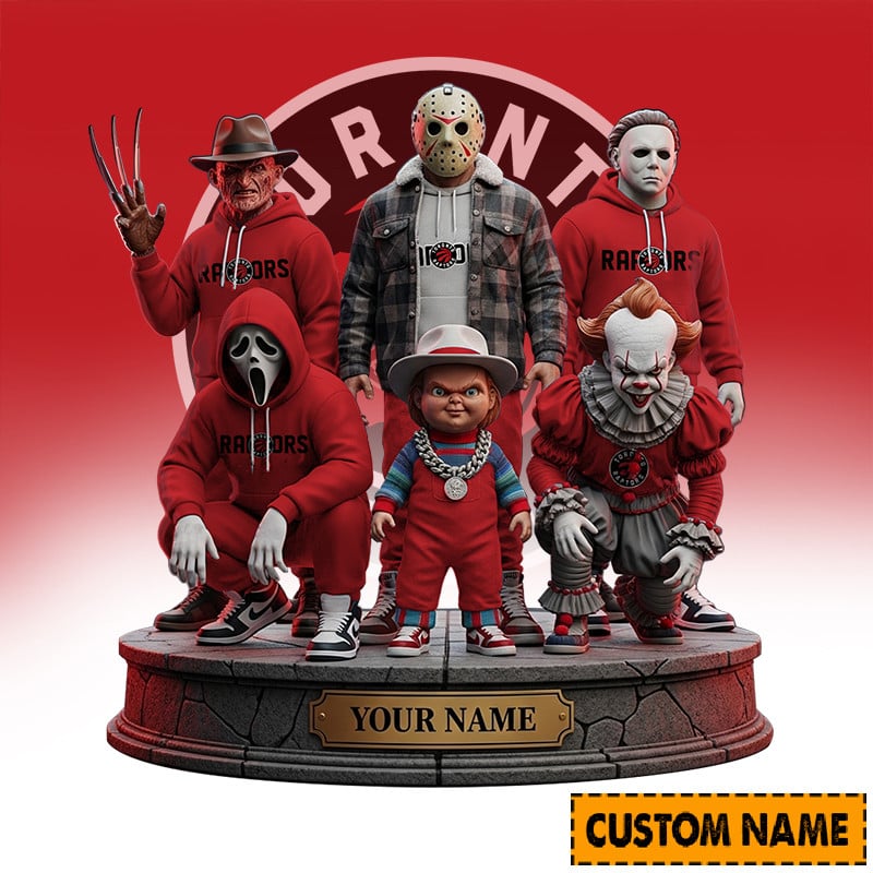 LIMITED EDITION - NEW CUSTOMIZED NBA24 TR TORONTO RAPTORS HORROR MOVIE ACRYLIC PLAQUE