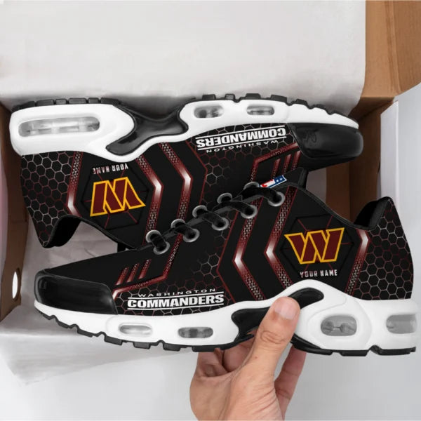 LIMITED EDITION - NEW CUSTOMIZED NFL12 WTC WASHINGTON COMMANDERS UNISEX AIR MAX PLUS SNEAKERS