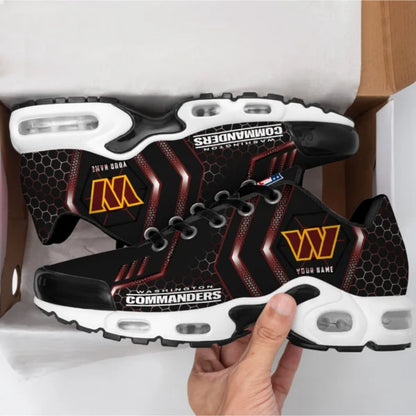 LIMITED EDITION - NEW CUSTOMIZED NFL12 WTC WASHINGTON COMMANDERS UNISEX AIR MAX PLUS SNEAKERS