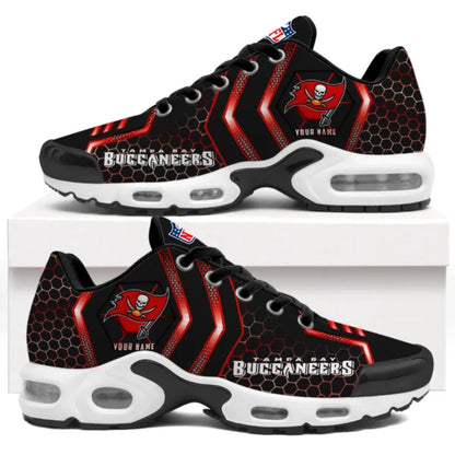 LIMITED EDITION - NEW CUSTOMIZED NFL10 TBB TAMPA BAY BUCCANEERS UNISEX AIR MAX PLUS SNEAKERS