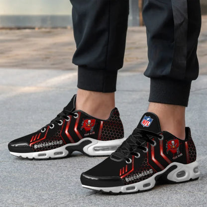 LIMITED EDITION - NEW CUSTOMIZED NFL10 TBB TAMPA BAY BUCCANEERS UNISEX AIR MAX PLUS SNEAKERS