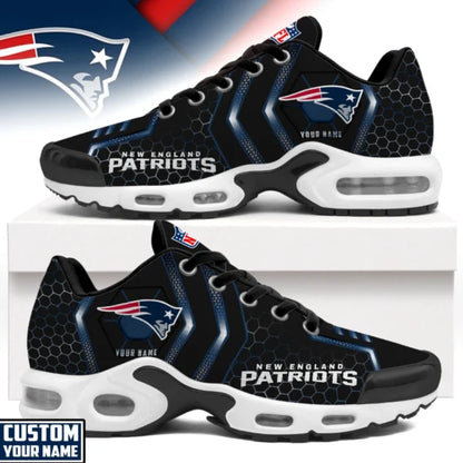 LIMITED EDITION - NEW CUSTOMIZED NFL27 NEP NEW ENGLAND PATRIOTS UNISEX AIR MAX PLUS SNEAKERS