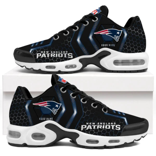 LIMITED EDITION - NEW CUSTOMIZED NFL27 NEP NEW ENGLAND PATRIOTS UNISEX AIR MAX PLUS SNEAKERS