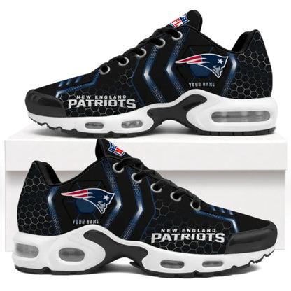 LIMITED EDITION - NEW CUSTOMIZED NFL27 NEP NEW ENGLAND PATRIOTS UNISEX AIR MAX PLUS SNEAKERS