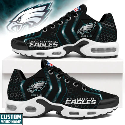 LIMITED EDITION - NEW CUSTOMIZED NFL02 PPE PHILADELPHIA EAGLES UNISEX AIR MAX PLUS SNEAKERS
