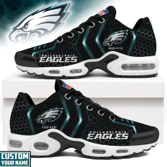 LIMITED EDITION - NEW CUSTOMIZED NFL02 PPE PHILADELPHIA EAGLES UNISEX AIR MAX PLUS SNEAKERS