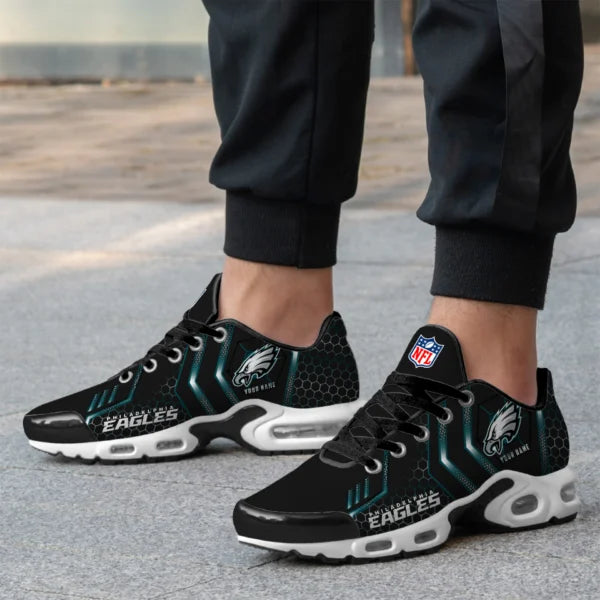 LIMITED EDITION - NEW CUSTOMIZED NFL02 PPE PHILADELPHIA EAGLES UNISEX AIR MAX PLUS SNEAKERS
